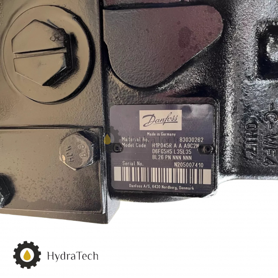 Гідравлічний насос Danfoss H1P045R A A A9C2N D6FG5H5 L35L35 BL26 (PN 83030262) Гідравлічний насос Danfoss H1P045R A A A9C2N D6FG5H5 L35L35 BL26 (PN 83030262)