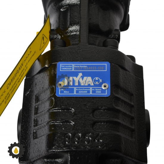 Шестеренчастий гідравлічний насос HYVA 82л. ISO (bi rotation)