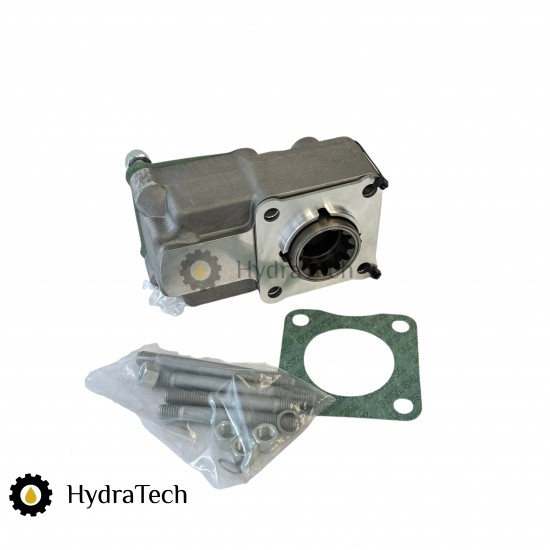 Коробка відбору потужності ZF зі зміщенням HYVA алюмінієва Коробка відбору потужності ZF зі зміщенням HYVA алюмінієва