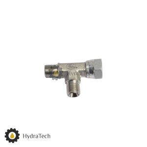 Штуцер гiдравлiчний трійник з 1/4" на 1/4" на 1/4"(Гайка)