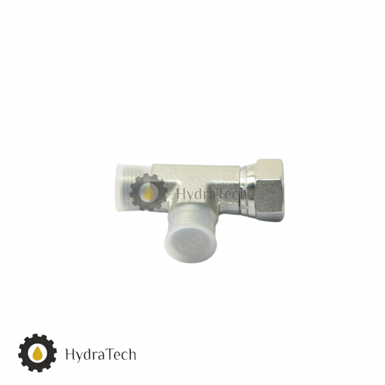 Штуцер гiдравлiчний трійник з 1/2" на 1/2" на 1/2"(Гайка)