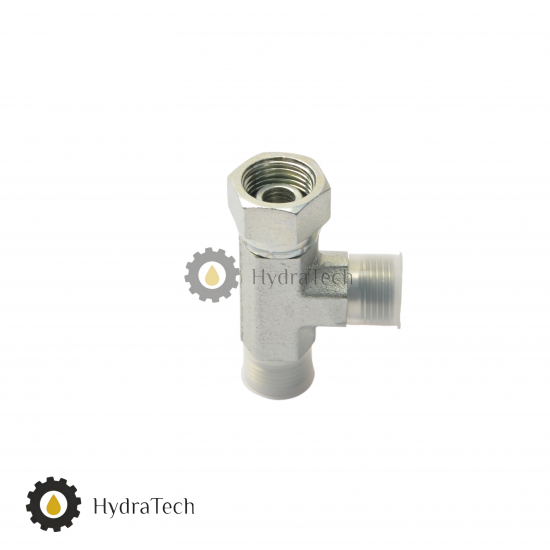 Штуцер гiдравлiчний трійник з 1/2" на 1/2" на 1/2"(Гайка) Штуцер гiдравлiчний трійник з 1/2" на 1/2" на 1/2"(Гайка)