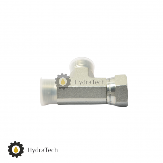Штуцер гiдравлiчний трійник з 3/4" на 3/4" на 3/4"(Гайка) Штуцер гiдравлiчний трійник з 3/4" на 3/4" на 3/4"(Гайка)